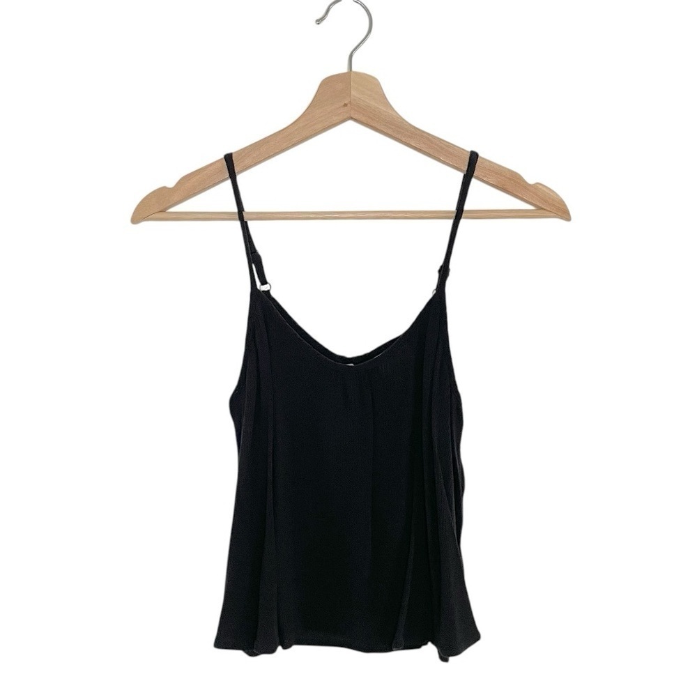 Mossimo Supply Co. Swingy Cropped Tank Top Black Small